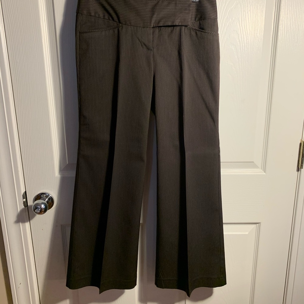 Brown Stripped Flare Pants